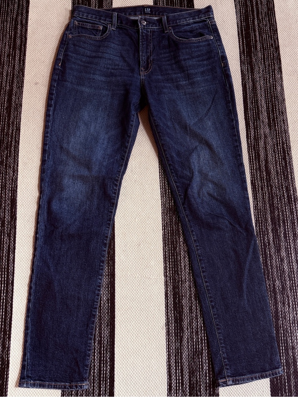 GAP Women's Best Girlfriend Dark Blue Straight Leg Jeans Size 28T